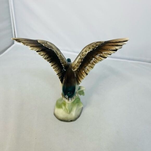Wien Keramos WKK Kunst Keramik Chocholka Bird Goose Flying Mallard Duck Figurine - Picture 5 of 7